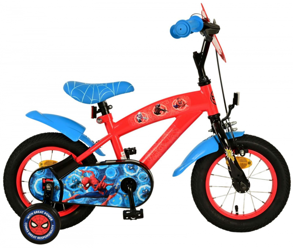 Bicicleta EL Spiderman 12 inch Eandl Cycles - imagine 6