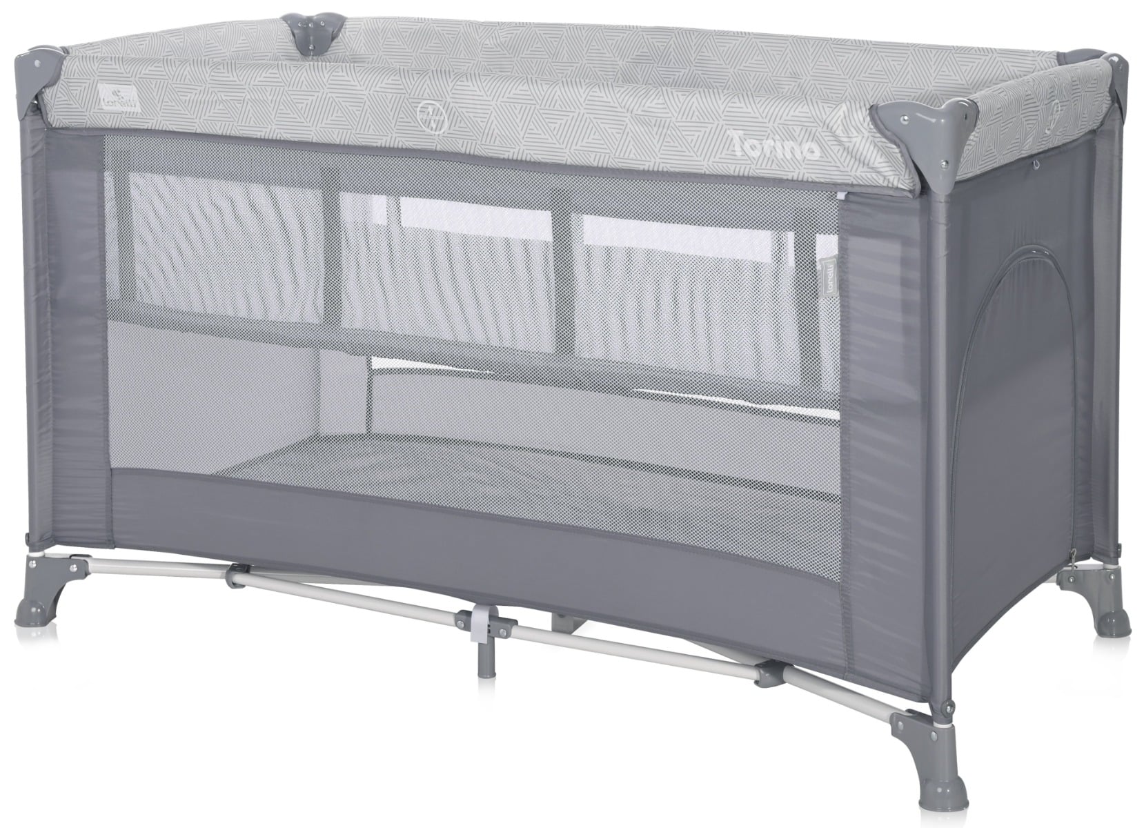 Patut Pliabil Lorelli Torino, 2 Nivele, Grey