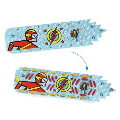 Joc DIY Bratari Superputeri Djeco | Creativitate - imagine 5