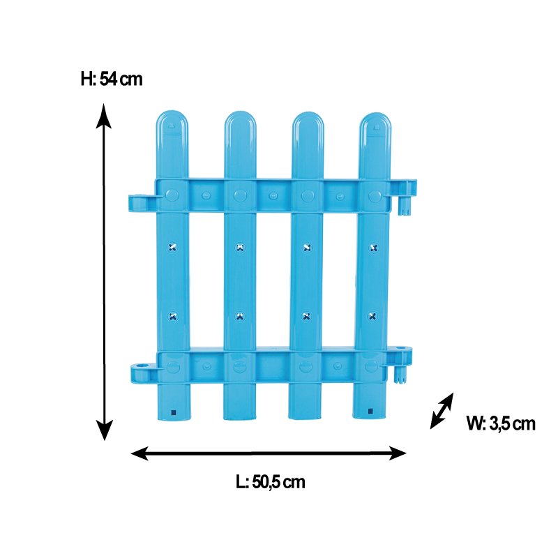 Gardulet Pilsan Multi Fence, 10 elemente, Multicolor