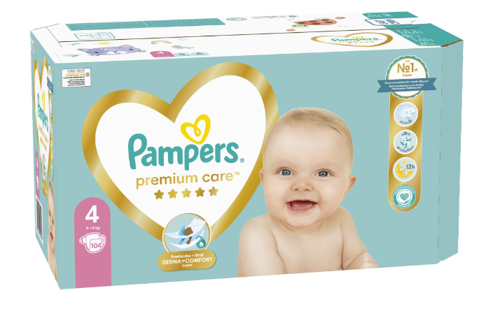 Scutece Pampers Premium Care 4 Mega Pack, 104 buc - imagine 10