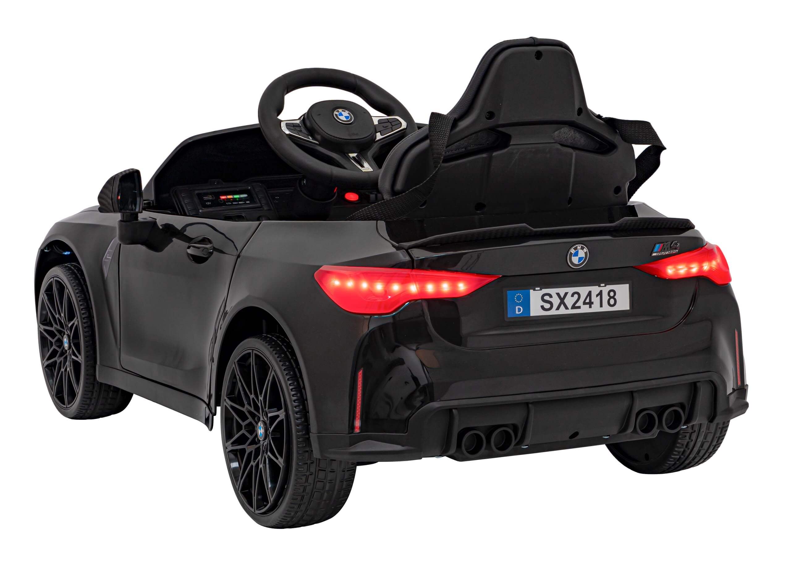 Masinuta Electrica BMW M4 Competition 12V Negru - imagine 5
