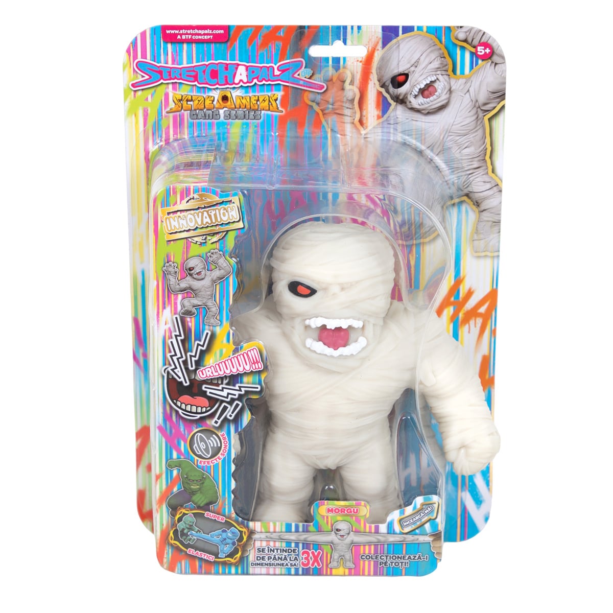Figurina Flexibila Stretchapalz Morgu Screamers Gang