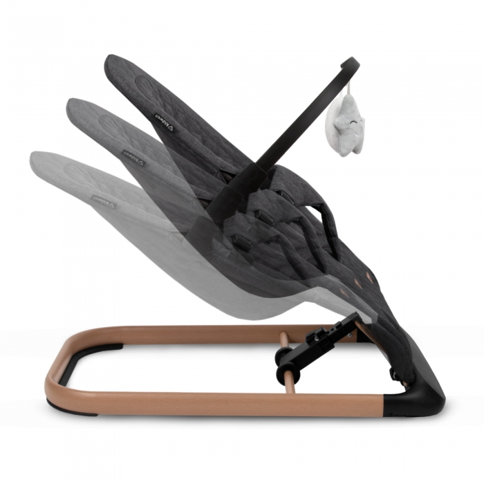 Balansoar Kidwell Laro Wooden Black Sigur și Confortabil - imagine 3