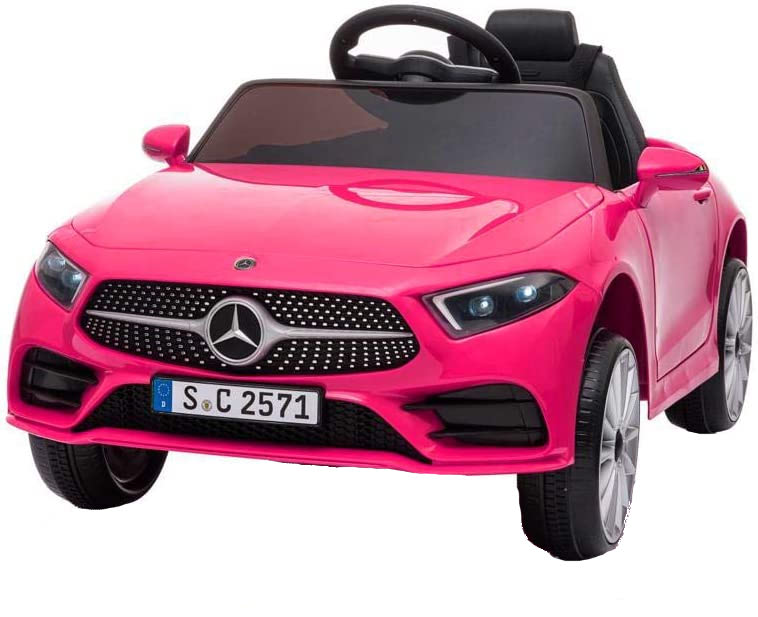 Mașinuță Electrică Mercedes CLS350 Roz, 60W, Telecomandă - imagine 9