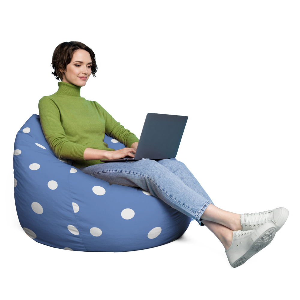 Husă Puf Bean Bag Para XL Albastru Updeco - imagine 4