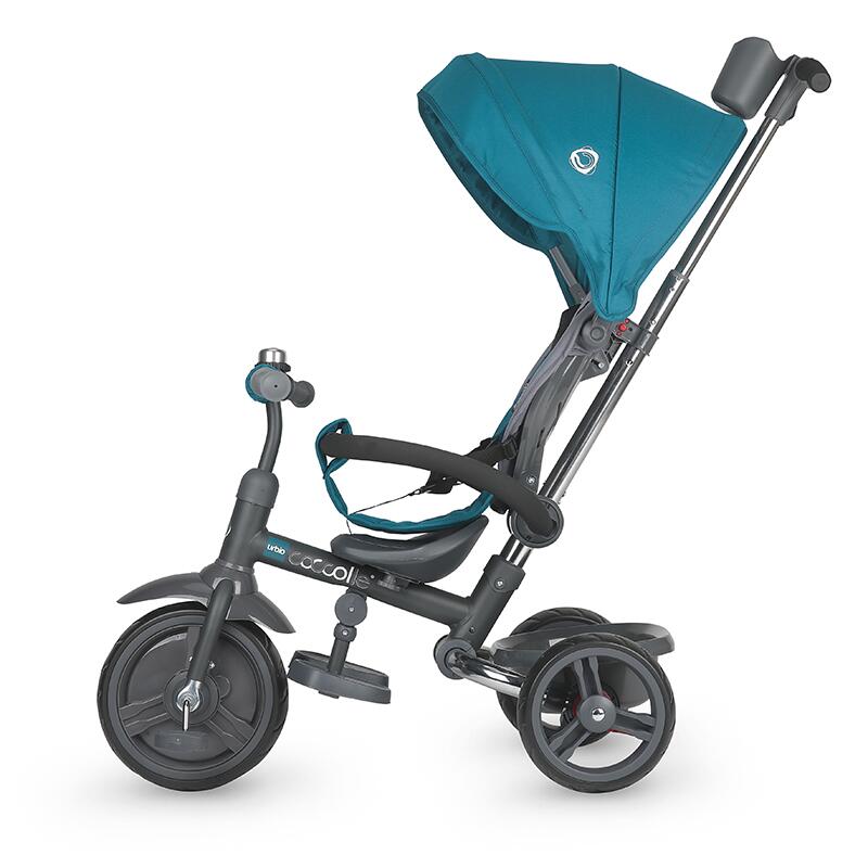 Tricicleta Coccolle Urbio Pliabilă, Turquoise - imagine 4