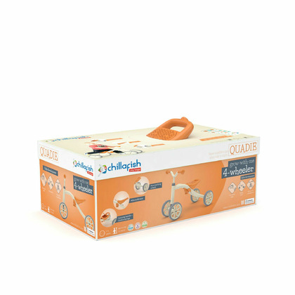 Chillafish Quadie Grey: Tricicletă 1-3 Ani, 25kg