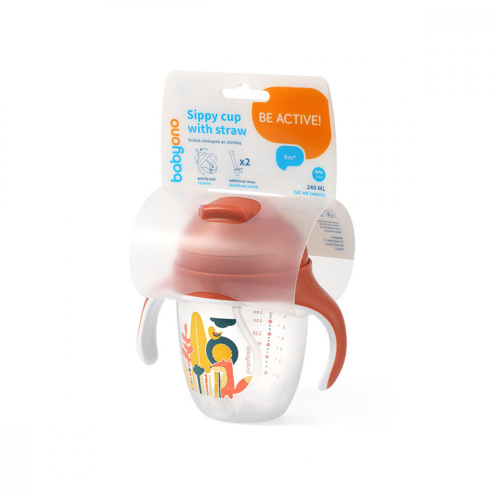 Cana cu pai Babyono 240 ml Maro - imagine 6