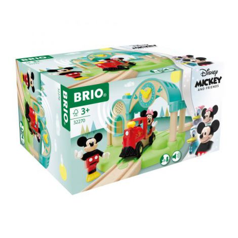 Stație Tren Mickey Mouse Brio cu Înregistrare - imagine 5