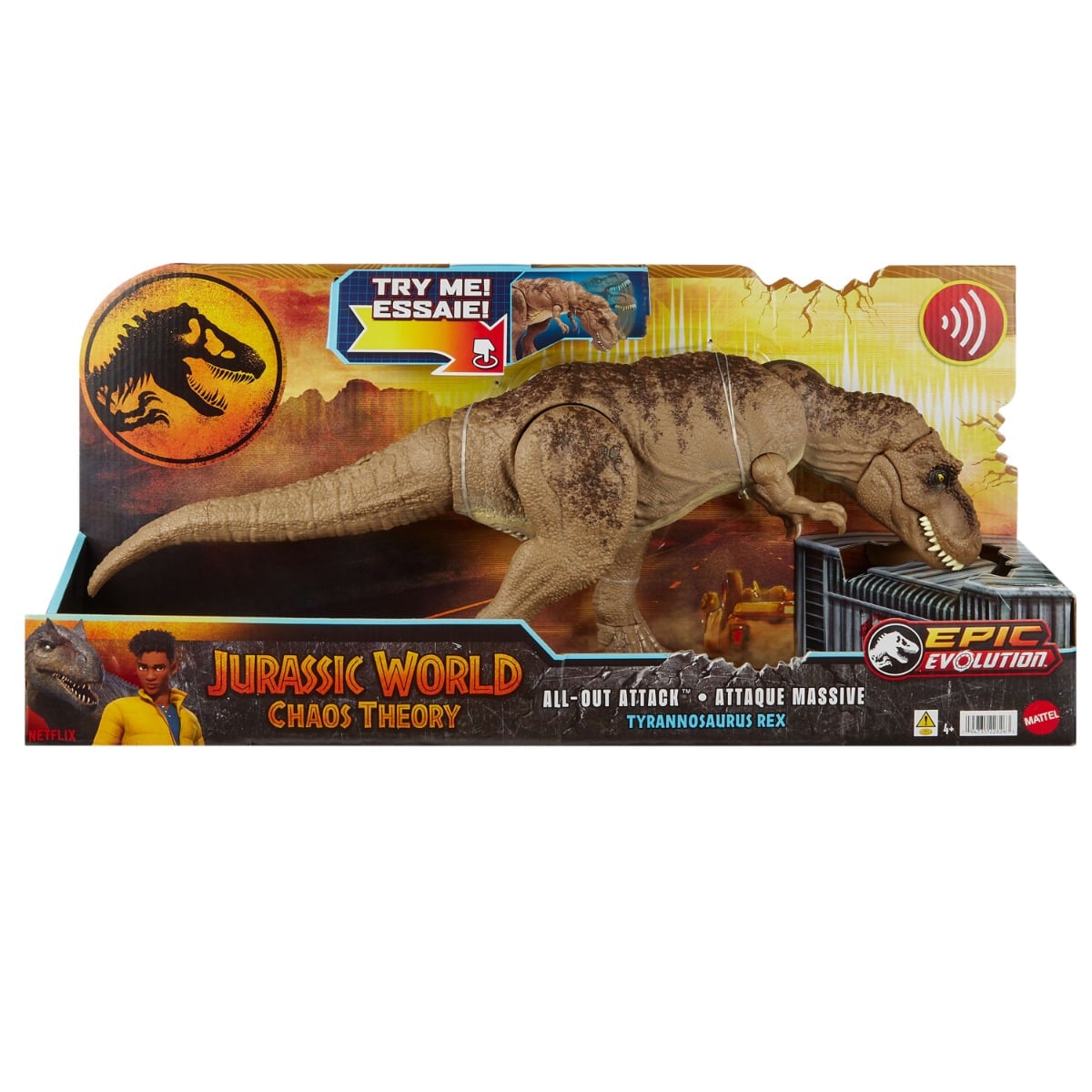 Figurina Jurassic World T-Rex Articulată Atac