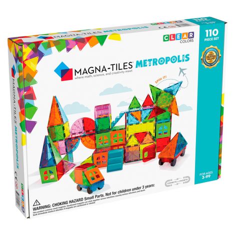 Set Magna-Tiles Metropolis 110 piese magnetic - imagine 2