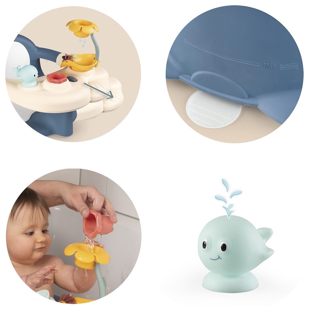 Scaun Baie Smoby Baby Bath Time Albastru Siguranță - imagine 2