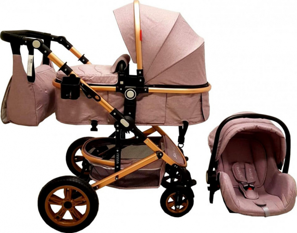 Baby Care Pro 530 Gri - Carucior 3 in 1 Transformabil - imagine 4