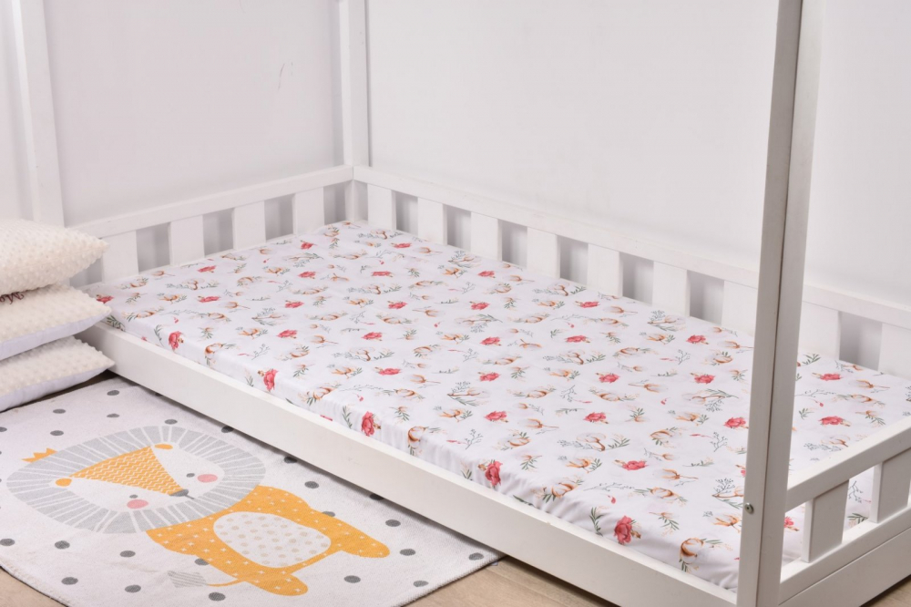 Cearsaf Bumbac 100% Flori | Confort family