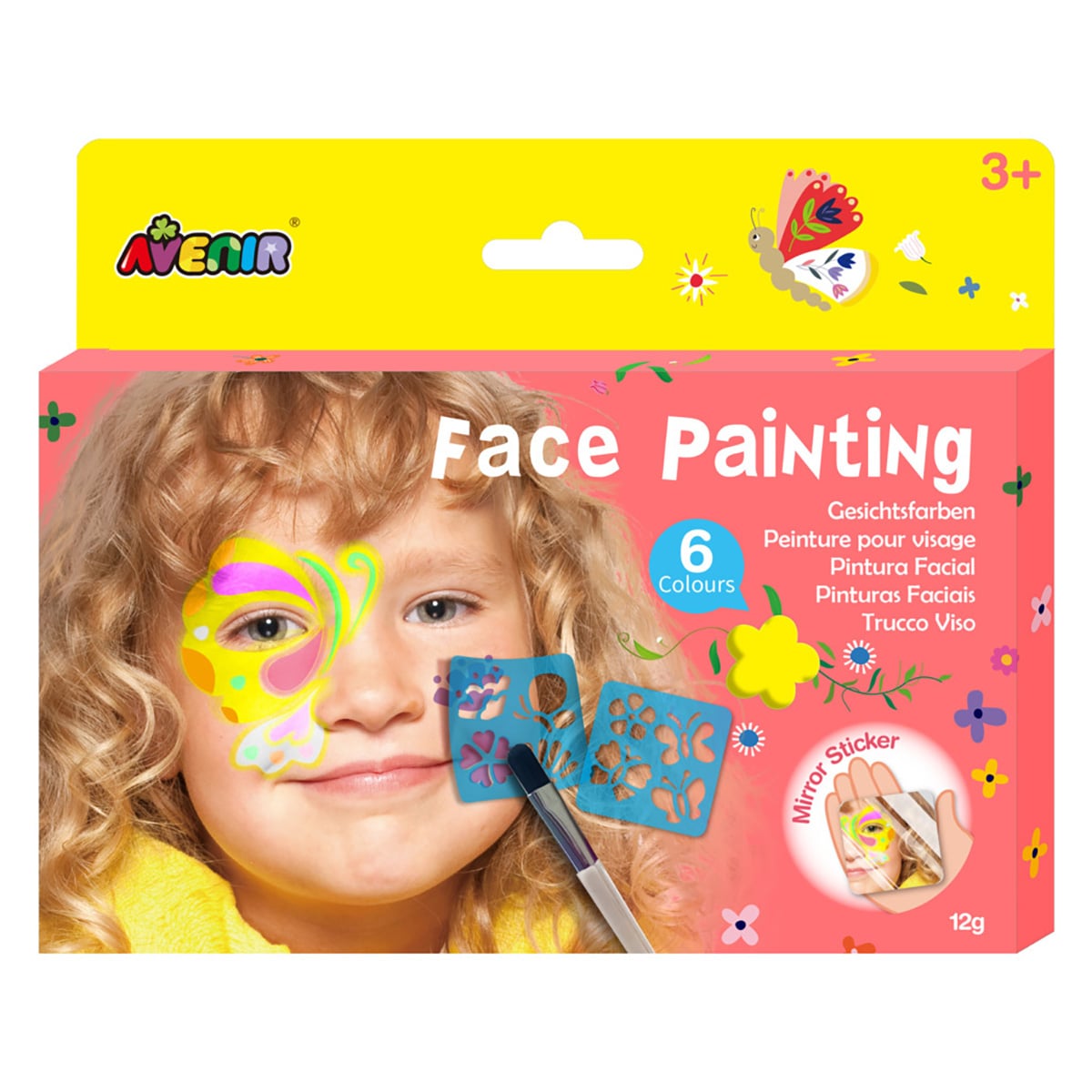 Set Pictura Faciala Avenir Flori si Fluturi