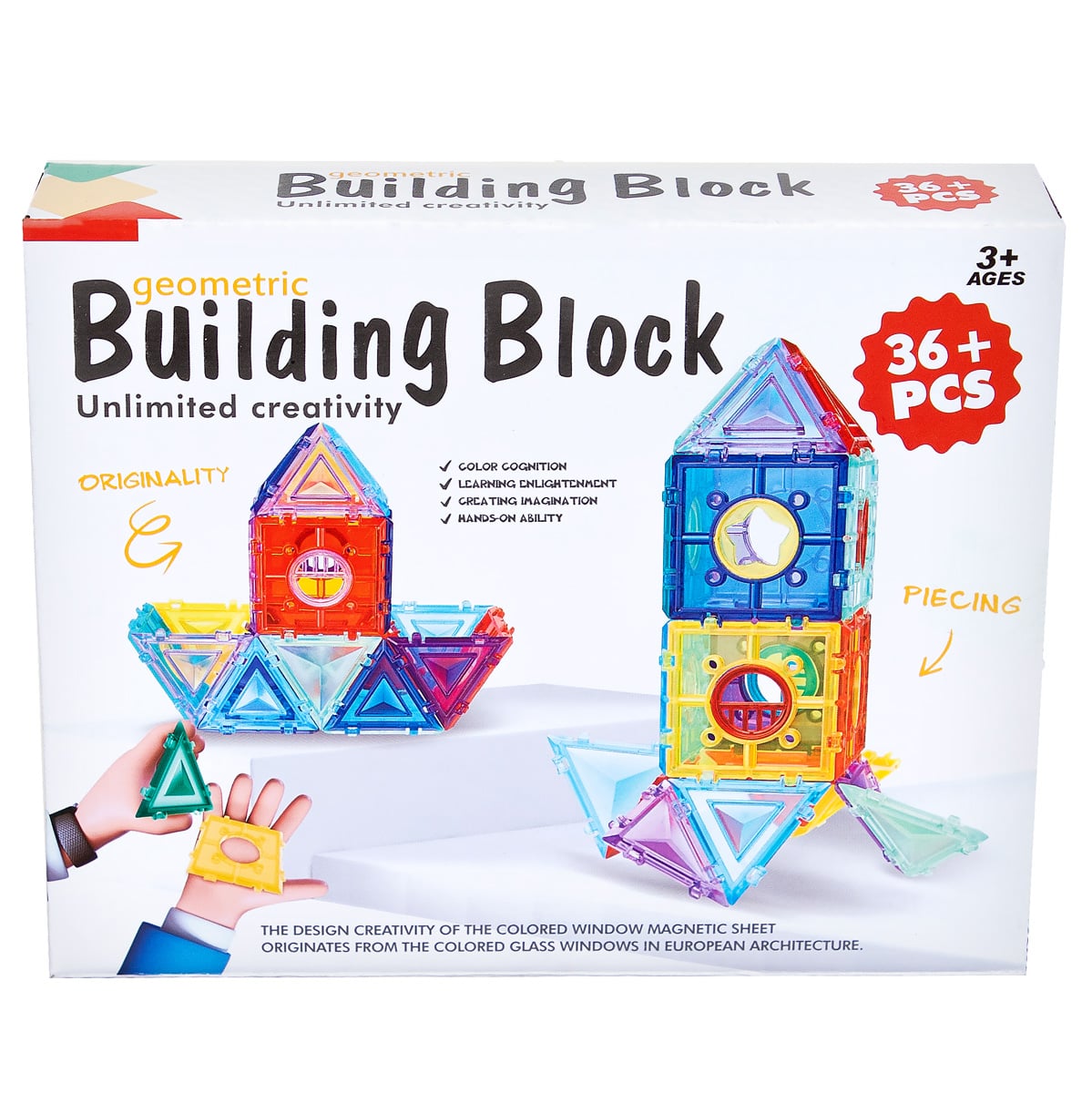 Joc Constructie Geometrica Sunman 36 Piese