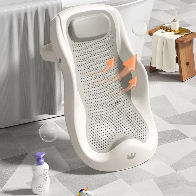 Suport Anatomic Little Mom Royal Grey pentru Baie Sigură - imagine 2