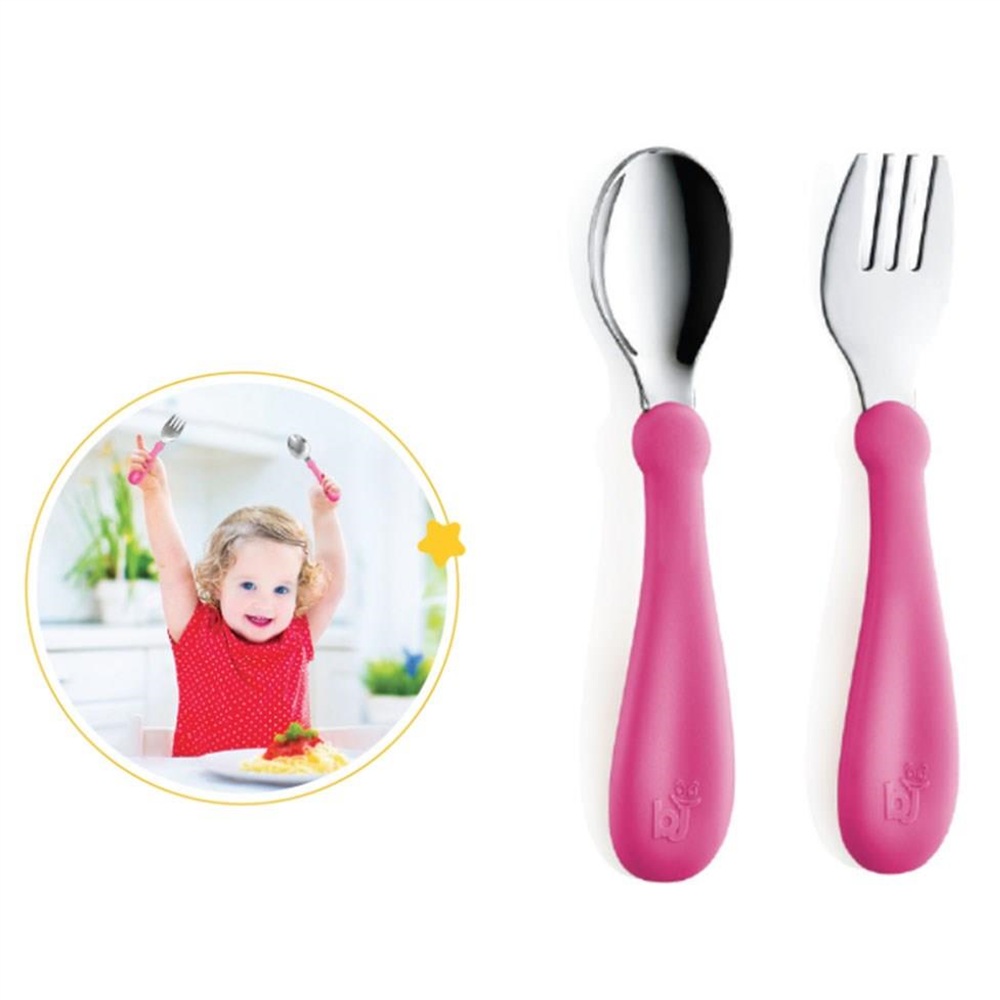 Set Tacamuri Inox BabyJem Pink | Sigur și Elegant