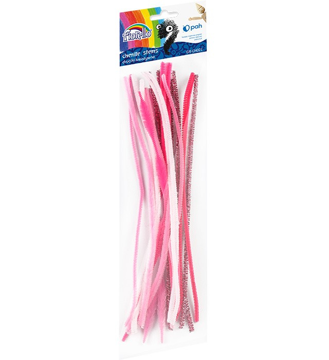 Set 20 sarme plusate roz Fiorello, 30 cm