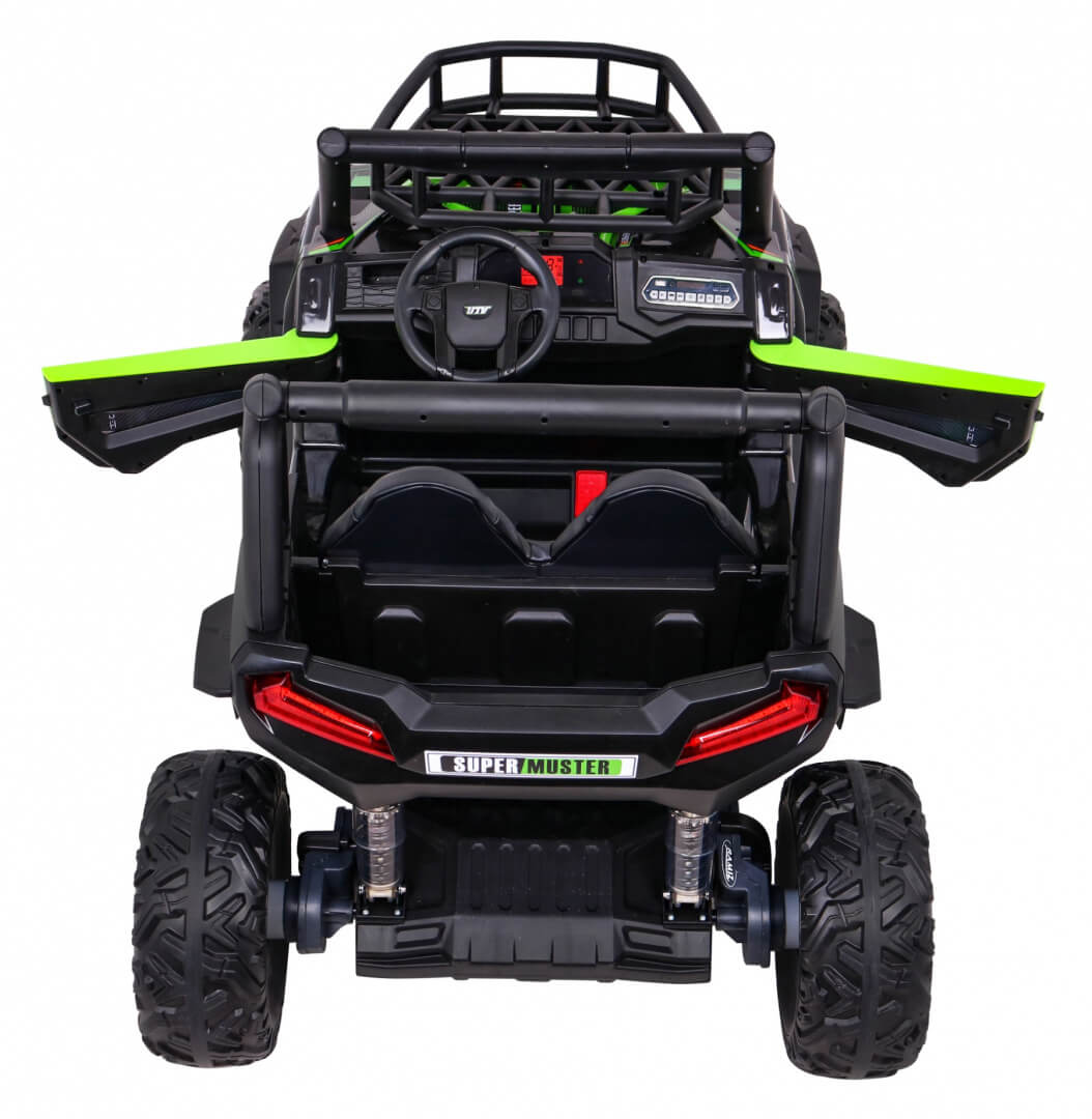 Buggy UTV 24V 2 Locuri 400W Verde Autokids - imagine 5