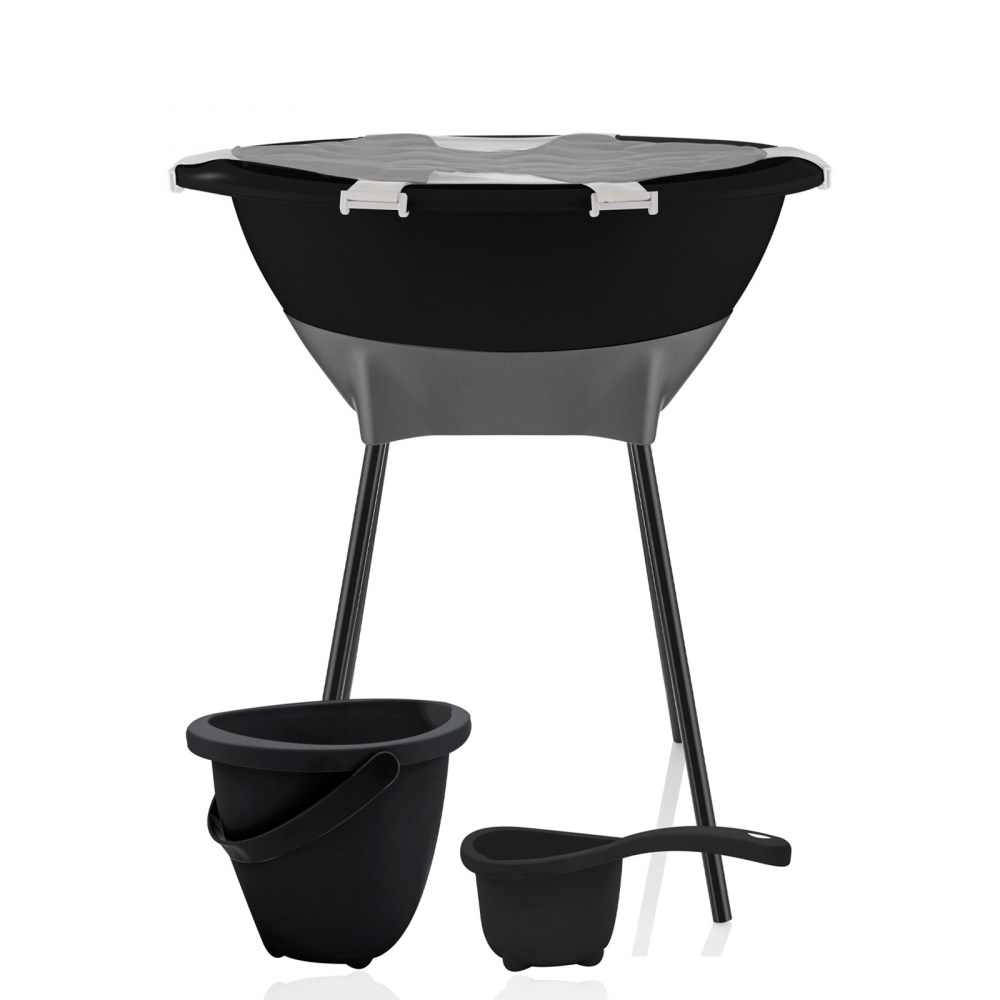 Set Baie BabyJem Elegant Negru, Confort Maxim