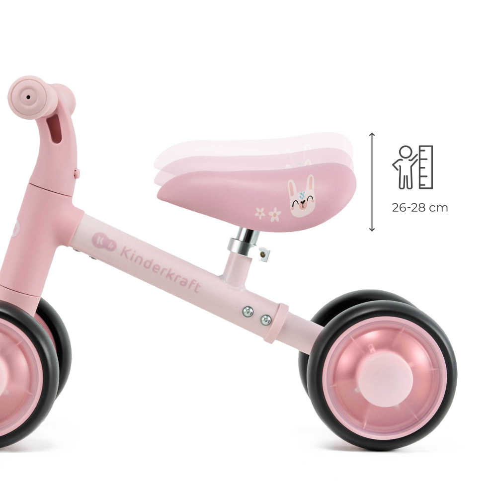 Kinderkraft Cutie Flash Pink - Primul Ride On - imagine 5