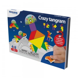 Tangram Magnetic Miniland | Stimulează Creativitatea
