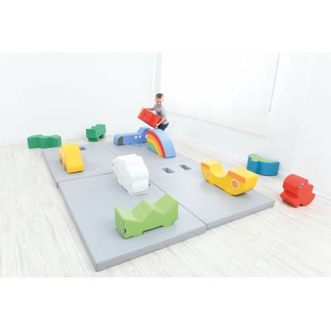 Iarba de joacă din spumă Moje Bambino, Sigură - imagine 2