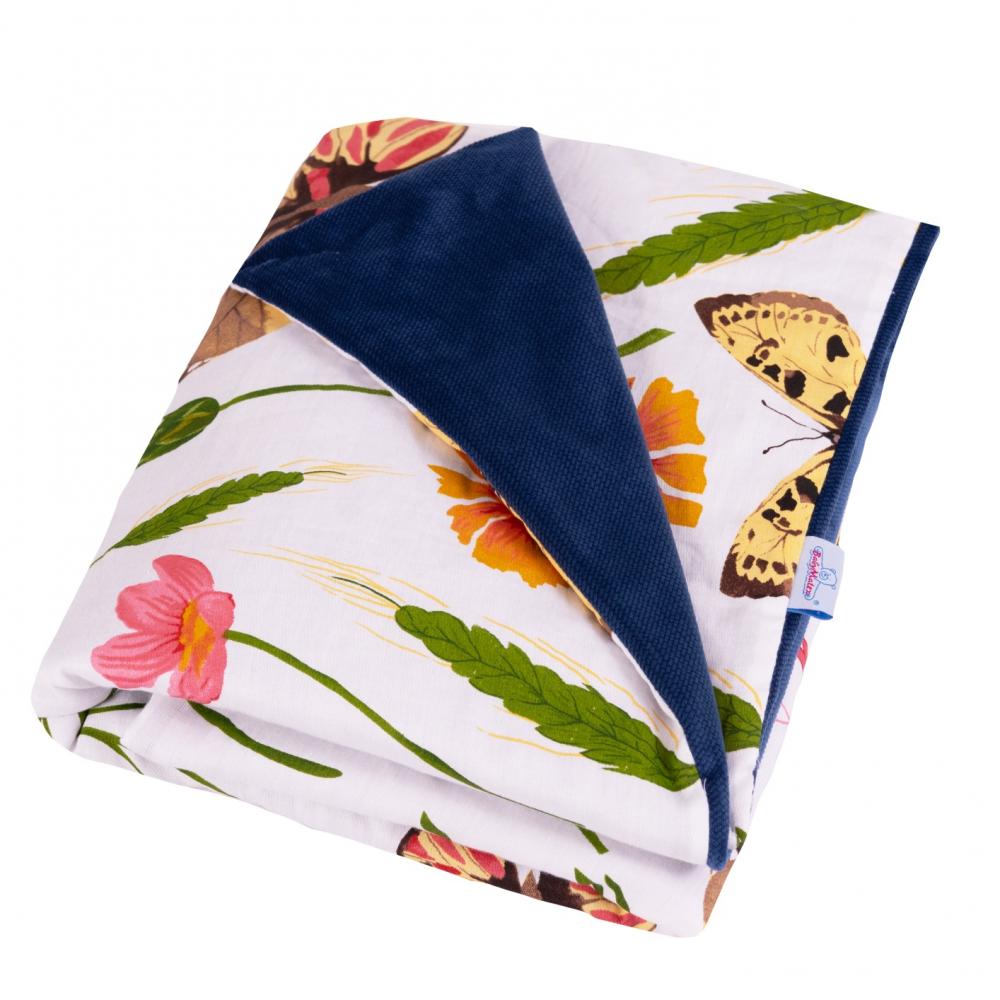 Paturica Babymatex Velvet Butterfly, 75x100 cm - imagine 3