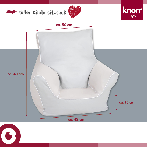 Fotoliu Copii Knorr Toys Ursuletul Paul Confortabil
