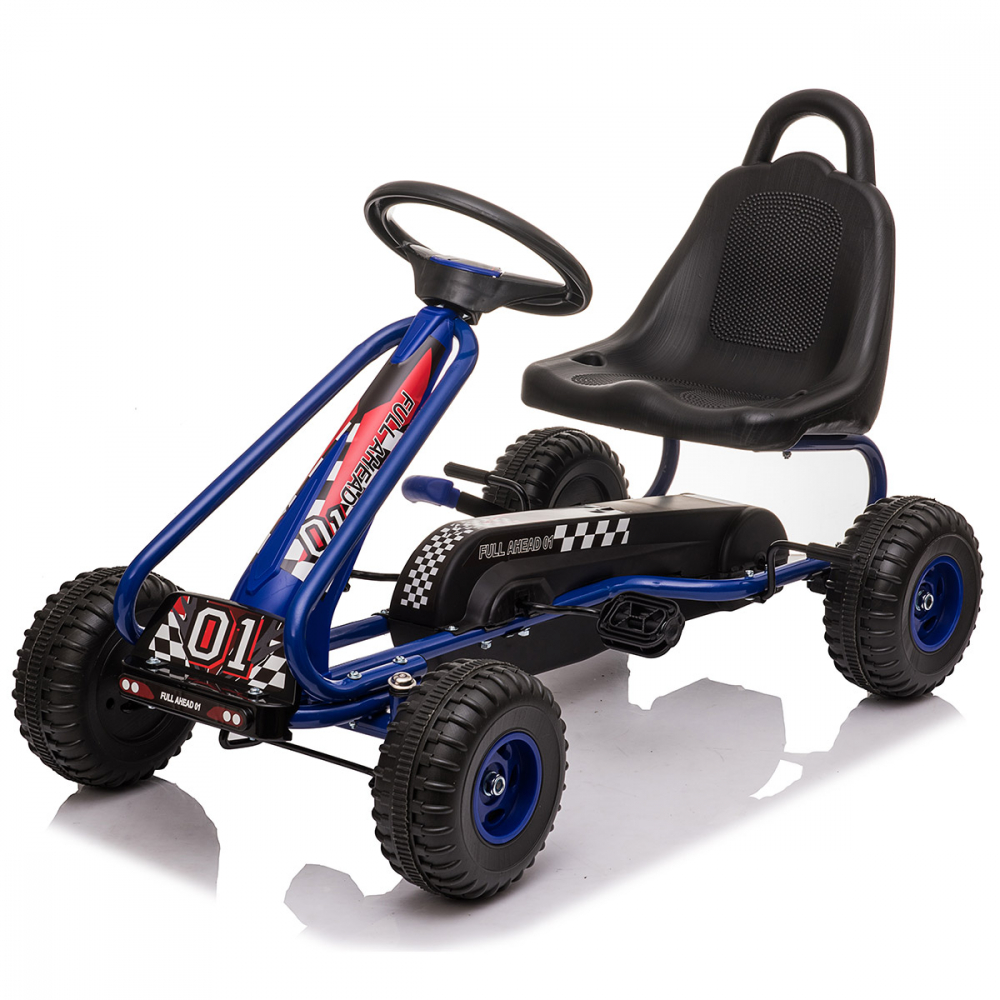 Kidscare Kart Albastru cu Scaun Reglabil 3-6 Ani - imagine 5