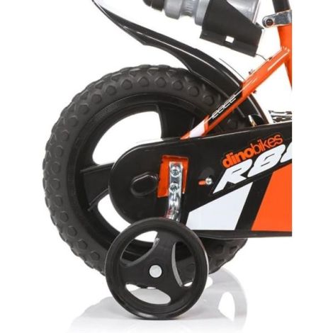 Dino Bikes 12" Portocaliu - Prima Bicicletă Sigură - imagine 5