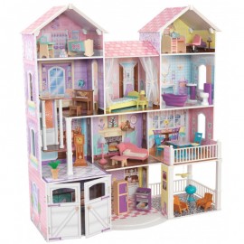 Casuta pentru Papusi Country Estate Kidkraft, 4 Etaje