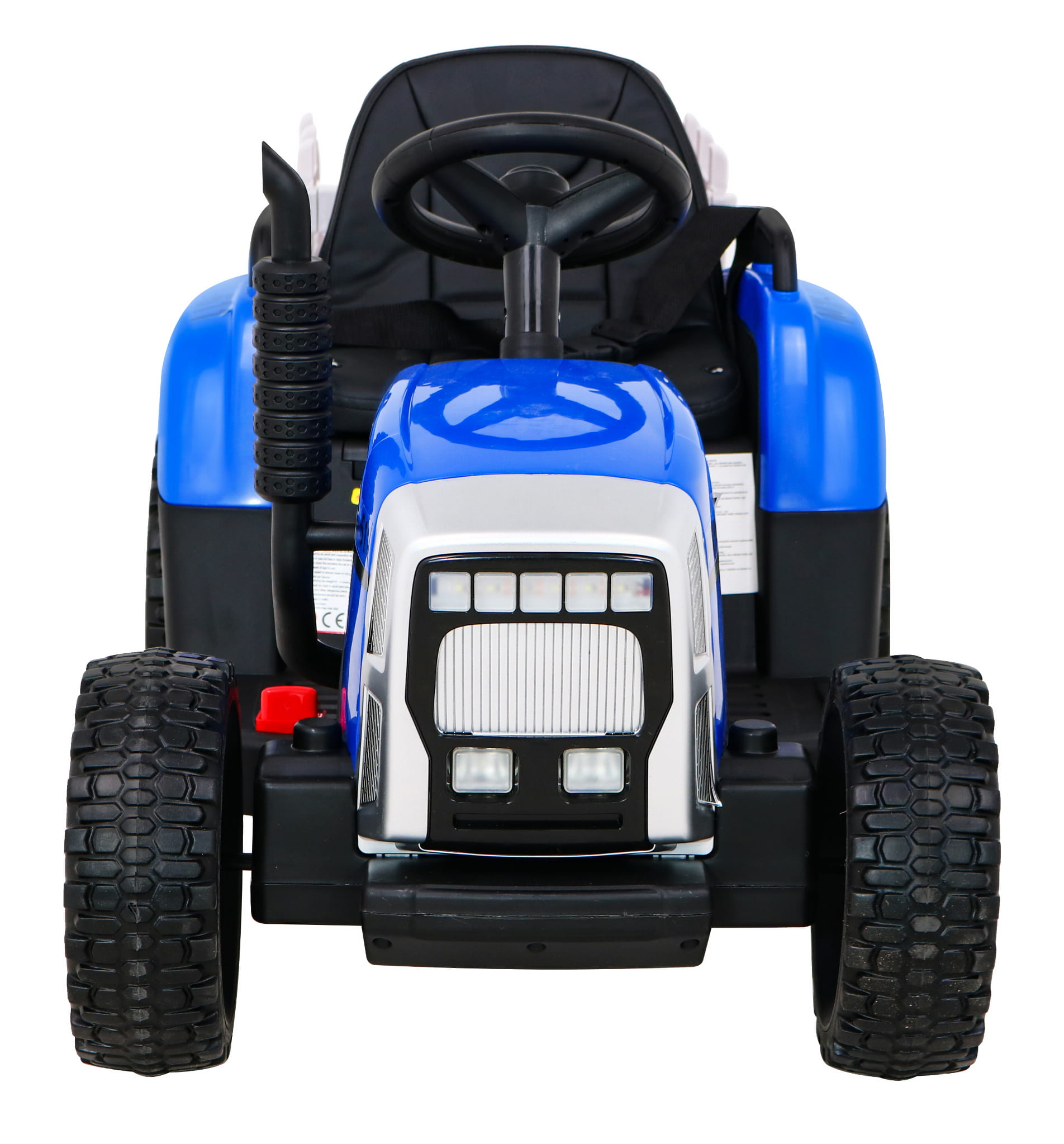 Tractor Electric Copii cu Remorcă Albastru Autokids - imagine 2