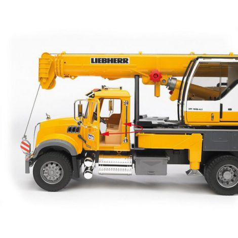 Camion Mack Granite Bruder cu Macara Liebherr - imagine 6
