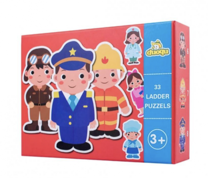 Set 6 Puzzle Meserii Krista | 33 Piese Educativ