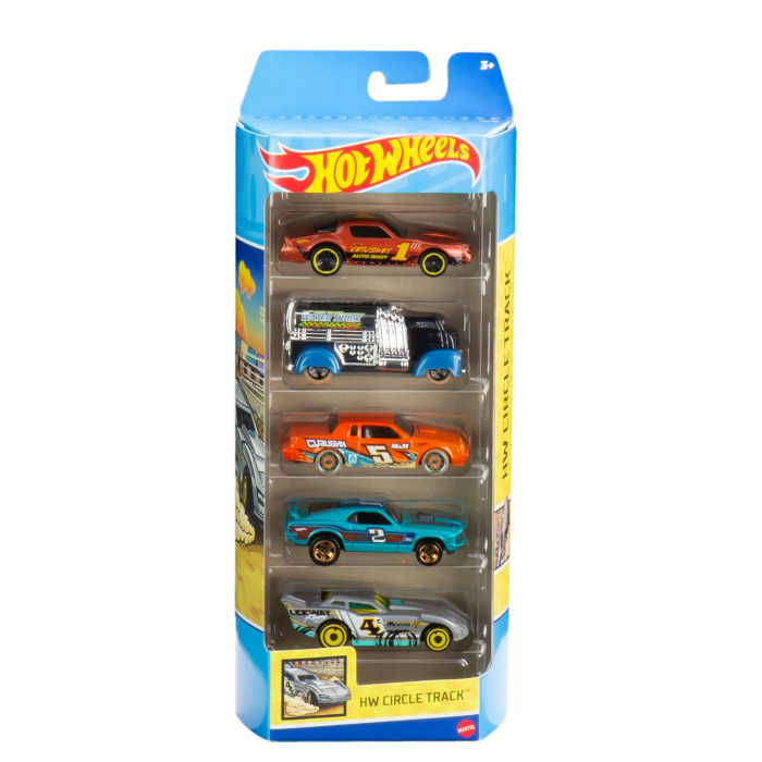 Set 5 Mașini Hot Wheels Circle Track