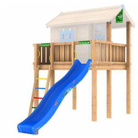 Playhouse Platform XL cu Tobogan 3m Junglegym