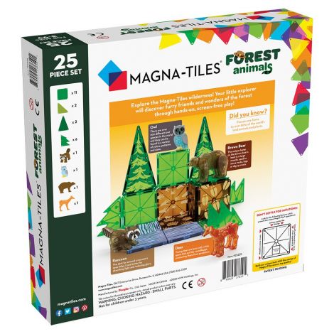 Magna-Tiles Forest Animals - Joc Creativ Magnetic - imagine 3