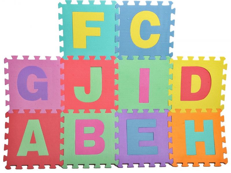 Covor Puzzle Alfabet Spuma 10 Piese Malplay - imagine 6