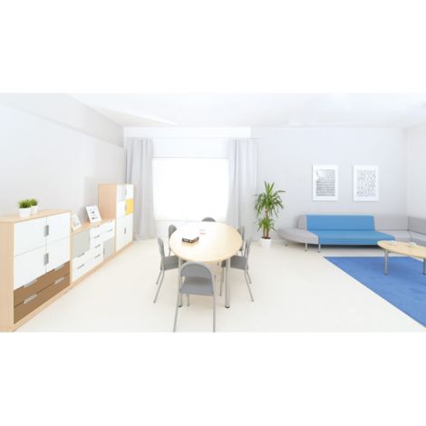 Masa Conferință Ovală Moje Bambino | Artar - imagine 5
