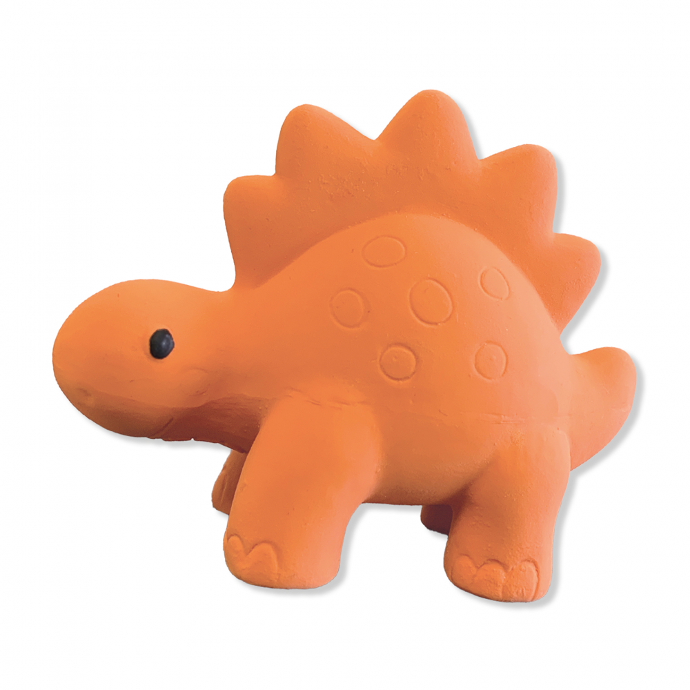 Jucarie Baie Ses Creative Stegosaurus Cauciuc Natural - imagine 3