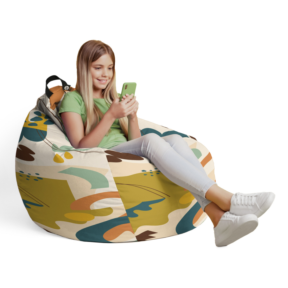 Husa Puf Bean Bag Para Abstract Jungle | Updeco - imagine 4