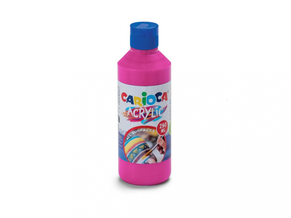 Culori Acrilice Carioca Tempera, 250 ml, Roz