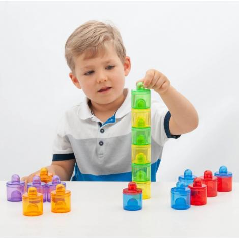 Set 18 cutiute translucide Tickit - Activitati senzoriale - imagine 2