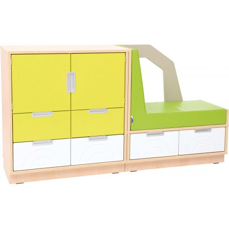 Mobilier Gradiniță Masinuta Quadro Arțar | Moje Bambino