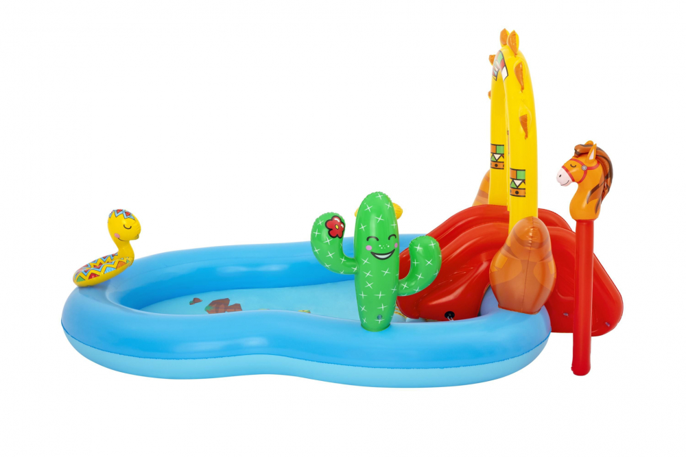 Centru de Joaca Bestway cu Tobogan si Piscina - imagine 3