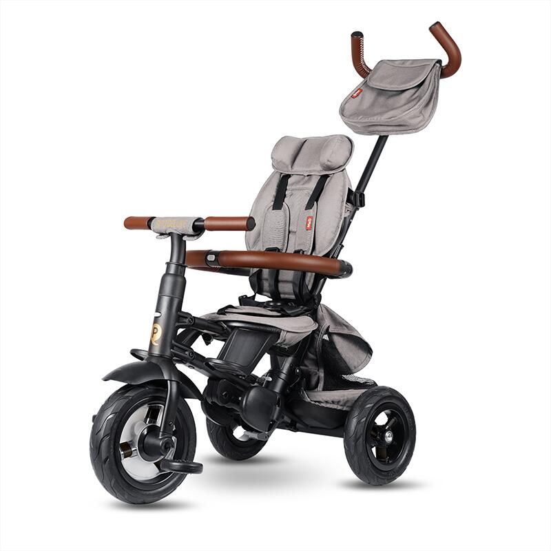 Tricicleta Qplay Rito Deluxe Gri Pliabilă