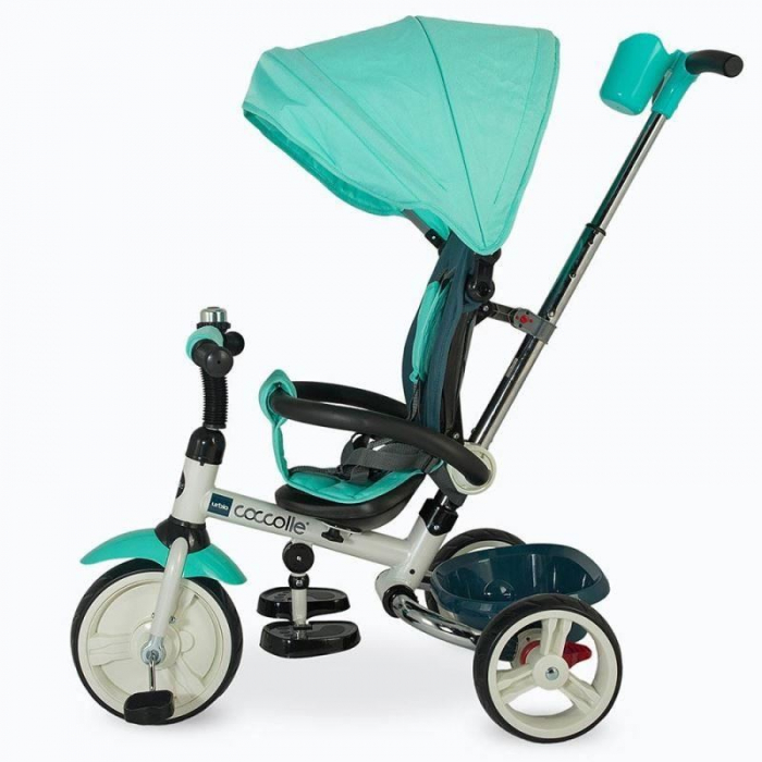 Tricicleta Coccole Urbio Verde Pliabilă | Confort și Siguranță